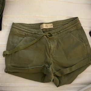 Army green Hollister shorts